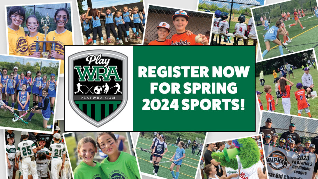 Register Now for Spring 2024! Whitpain Recreation Association