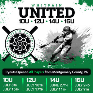 Travel Softball Tryouts – Whitpain United 2024-25